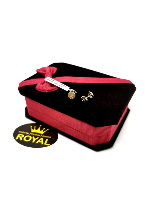 Bijuteria Royal cercei din aur 14k 1.00 gr