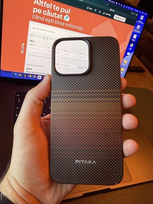 Husa PITAKA originala iPhone 15 Pro Max