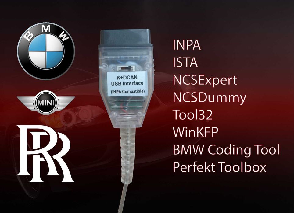 K+DCAN BMW диагностика INPA/ISTA