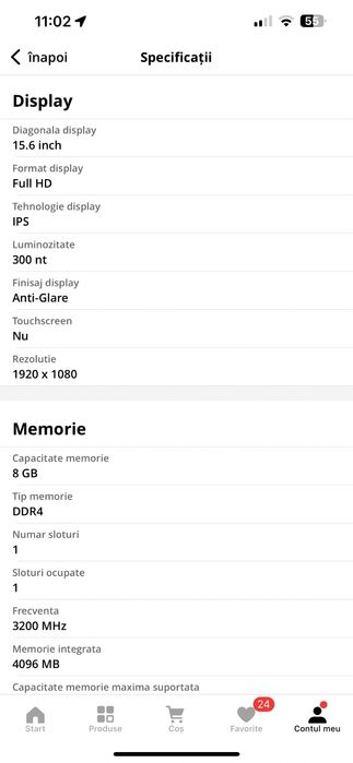 Laptop Lenovo IdeaPad 3 15ITL6 cu procesor Intel® Core™ i5-1135G7