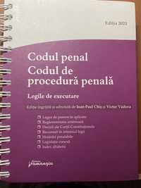 Codul penal si Codul de procedura penala Editura Hamangiu 2021