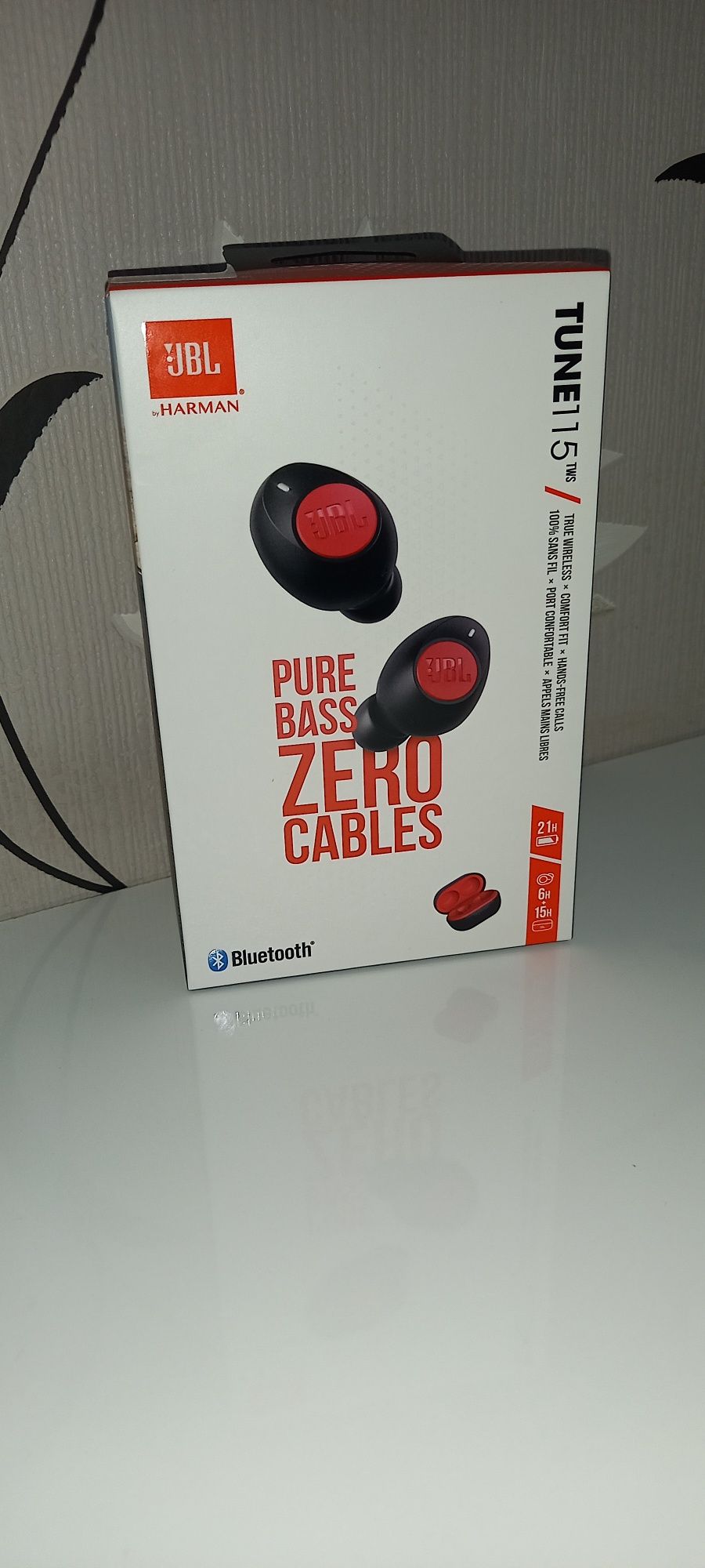 Căști audio In Ear JBL Tune 115,Red