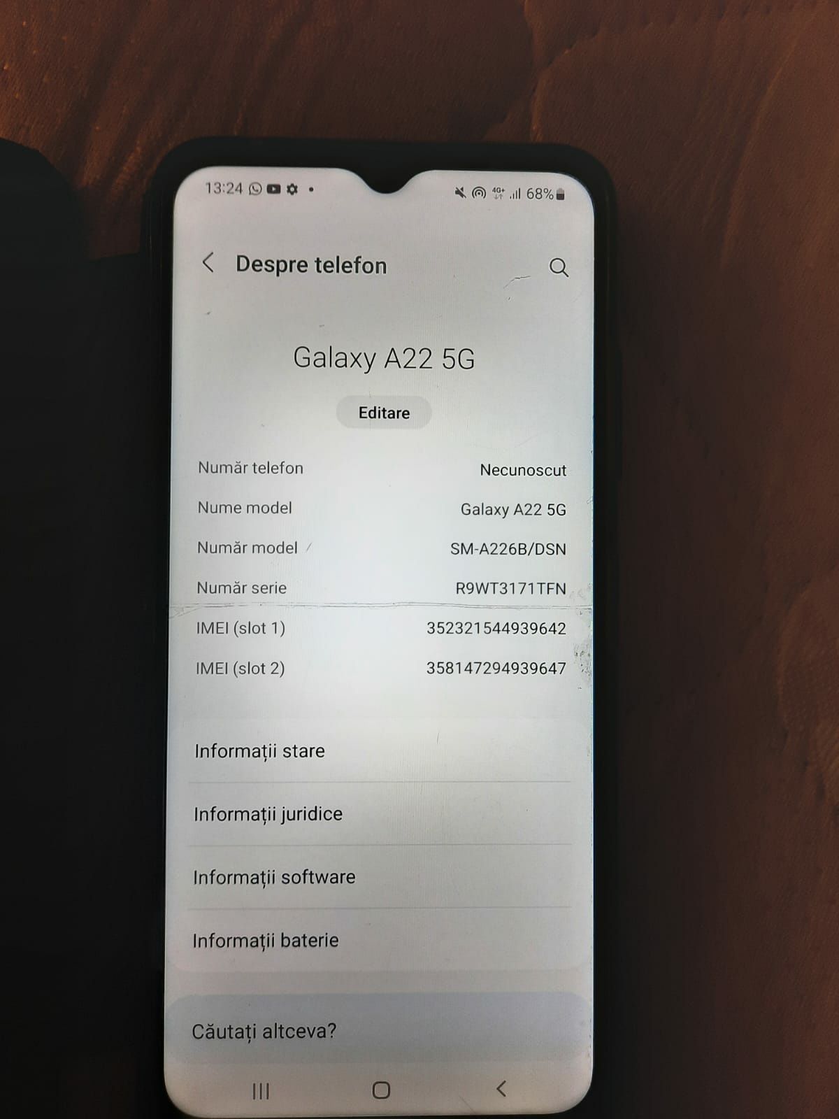 Vând Samsung galaxi A22 5G