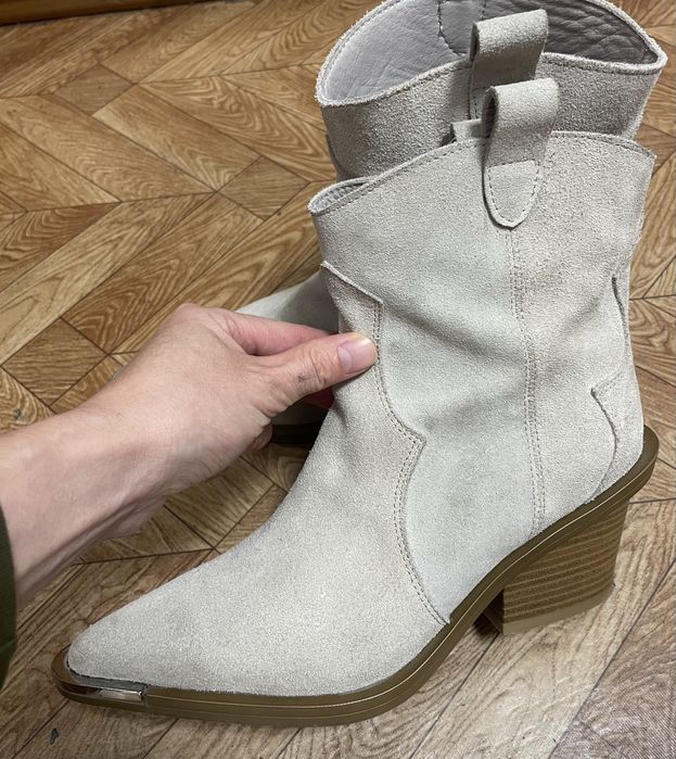 Казачки на осень натуральная кожа и замша