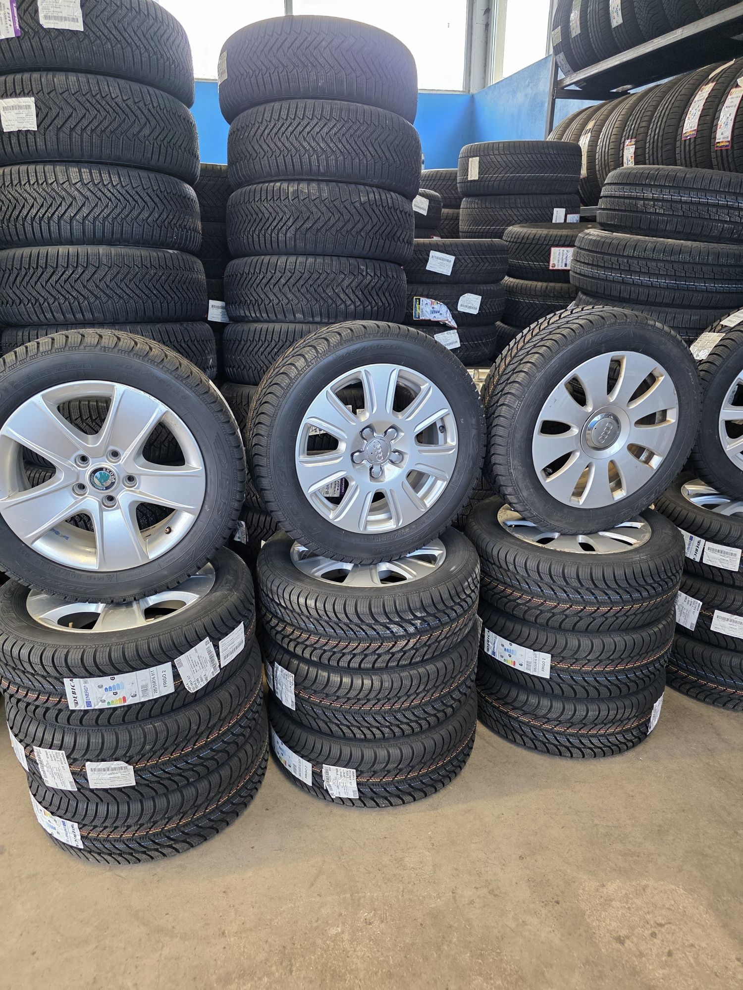Jante aliaj Audi vw skoda anvelope noi