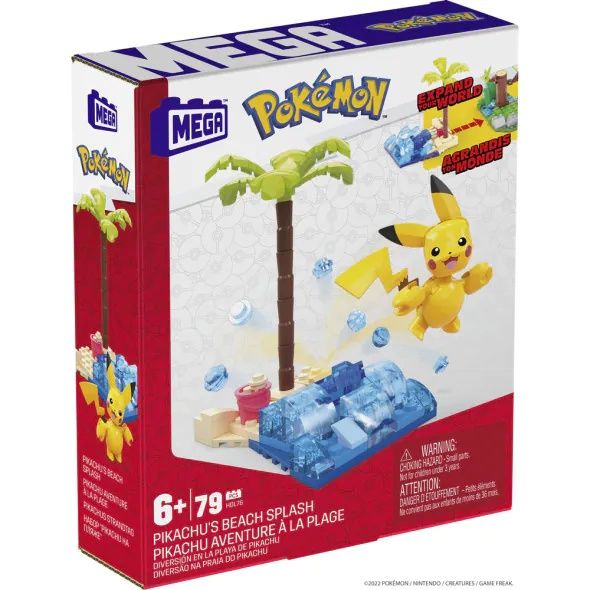 Ново!!!MEGA BLOKS Pokémon Конструктор ПРИКЛЮЧЕНИЕ 79 части
