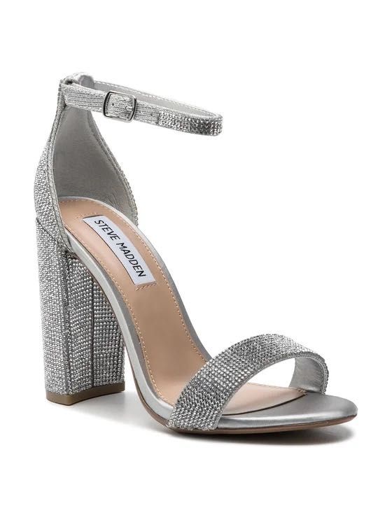 Обувки токчета Steve Madden лъскави бляскави 40 номер камъни