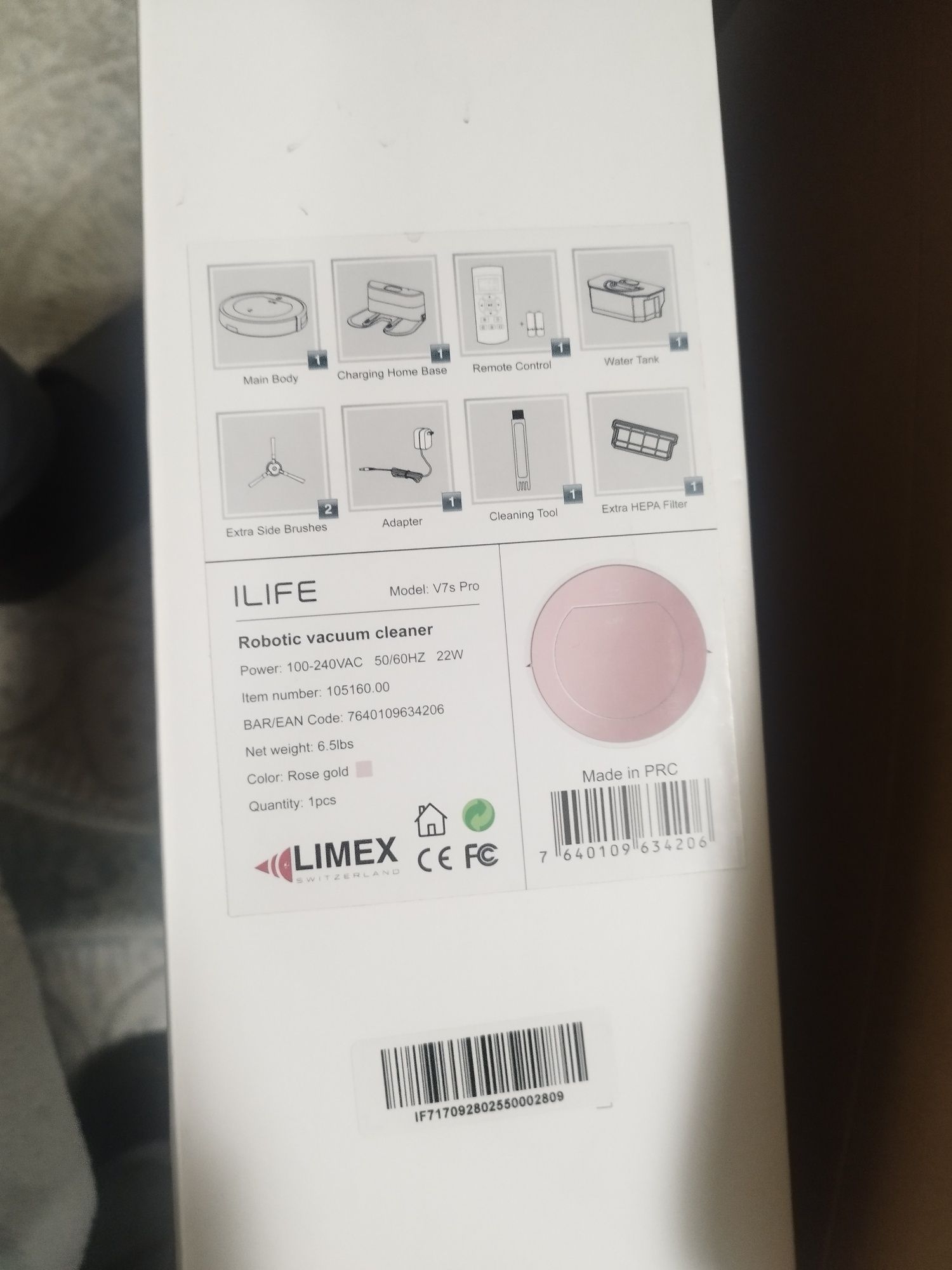 Прахосмукачка робот iLife V7s Pro