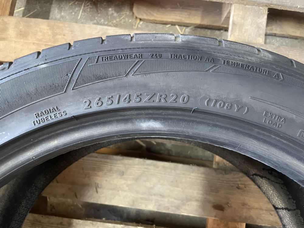 Гуми 265/45/20 Dunlop 2-бр