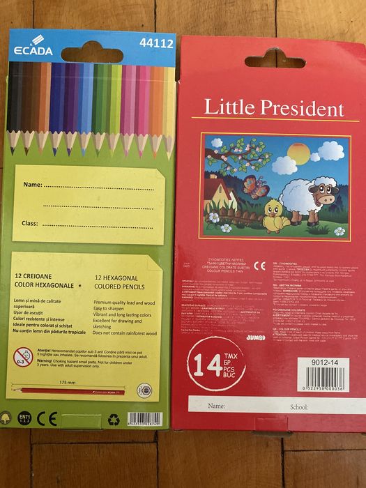 Vand creioane colorate noi