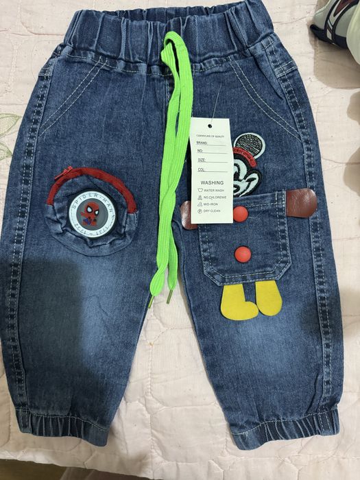 Детские джинсовые брюки
