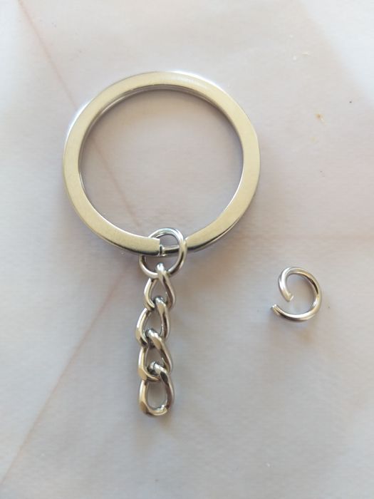 Основа для брелка / кольцо с цепочкой / фурнитура для брелков