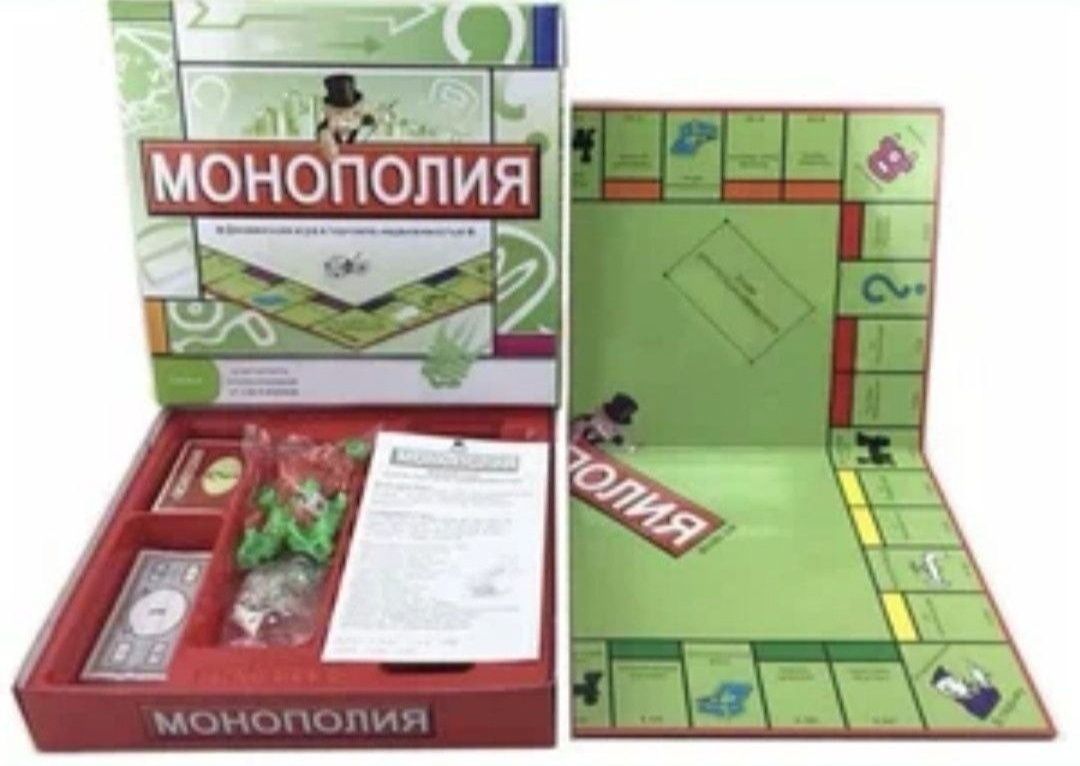 Настольная игра Монополия классическая.Доставка 24/7