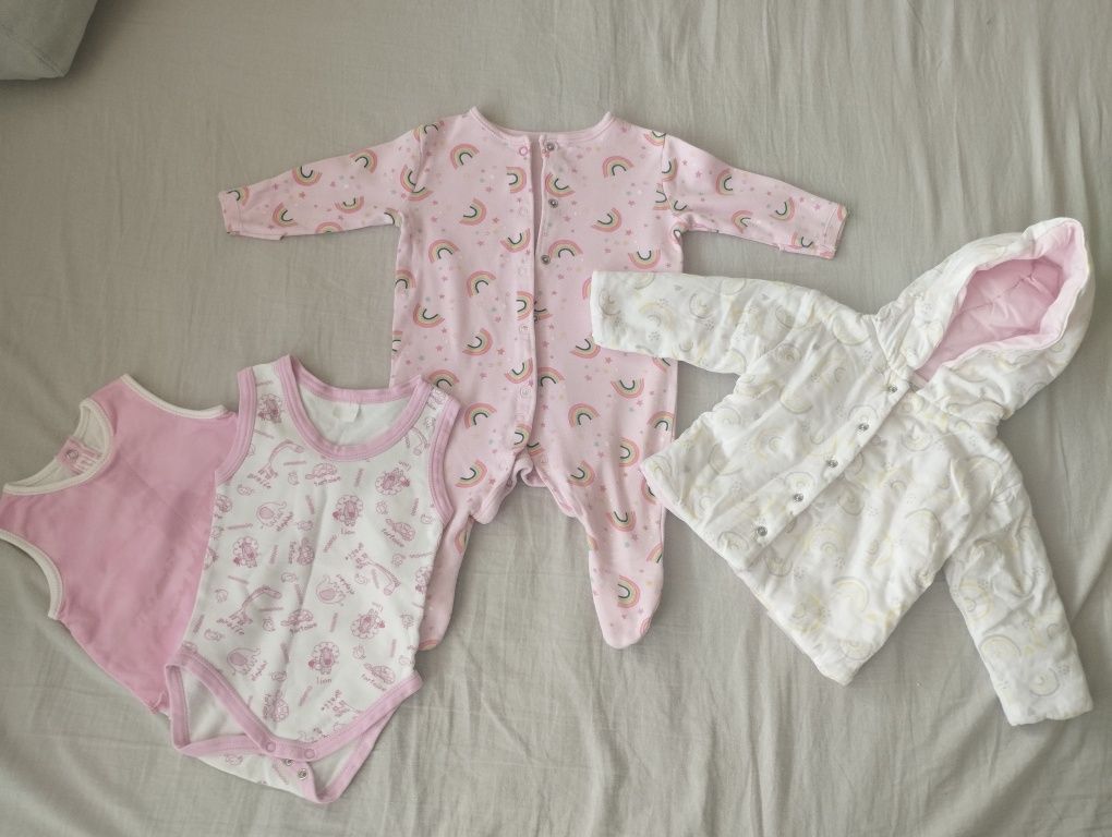 Бебешки дрехи размер 0-3 - ромпъри, бодита, ританки, Angel baby 0-6