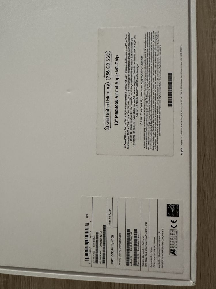 Macbook air M1 apple