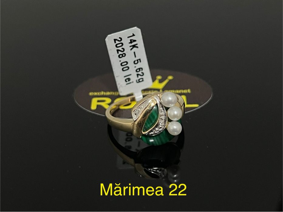 Amanet Royal CB : Inel dama aur 14k 5,62gr mărimea 22