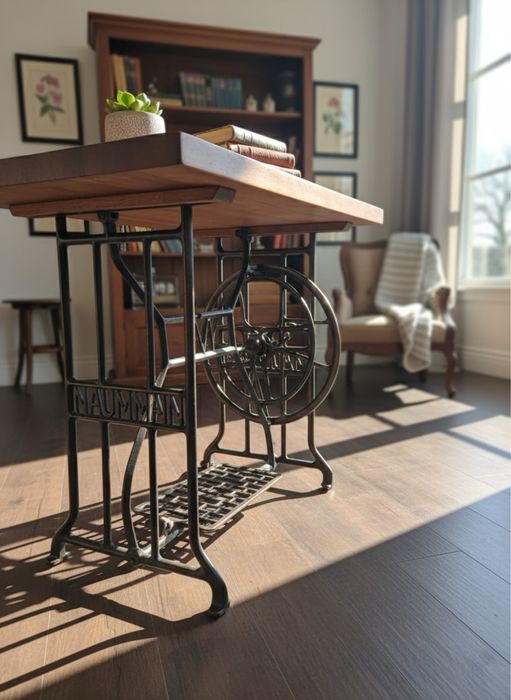 Mese de cusut Singer & Naumann recondiționate (vintaje, cu blat masiv