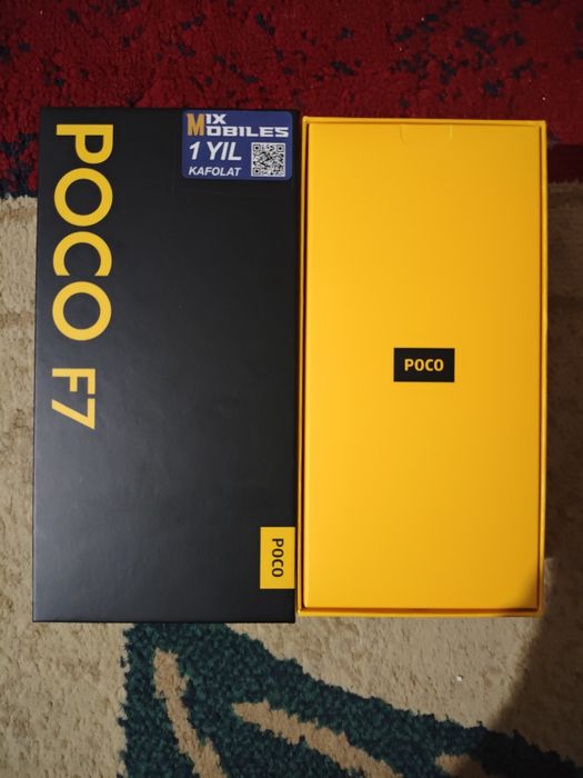 Poco F7 white 512gb 12+12 yangi 1 kunlik tel