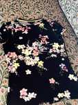 Tricou Ted Baker London, imprimeu floral, viscoză 100%