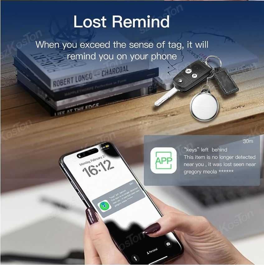 AirTag pentru iOS Apple Find My, Traker GPS, Spy, Acoperire Globala