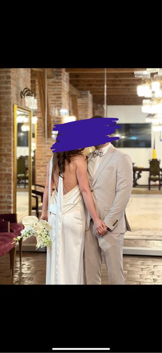 Rochie cununie civila/mireasa cu trena