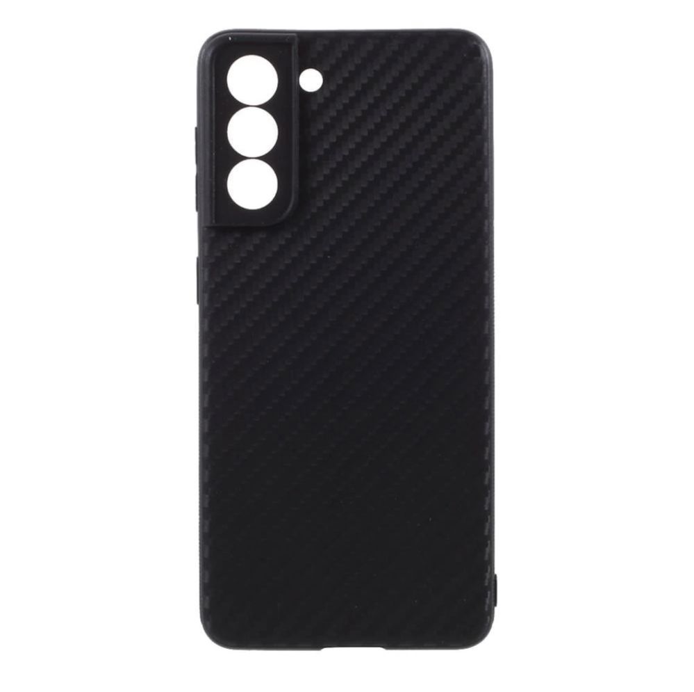 Husa Samsung S21 S20 S23 S24 FE Plus Ultra Slim Silicon Imitati Carbon