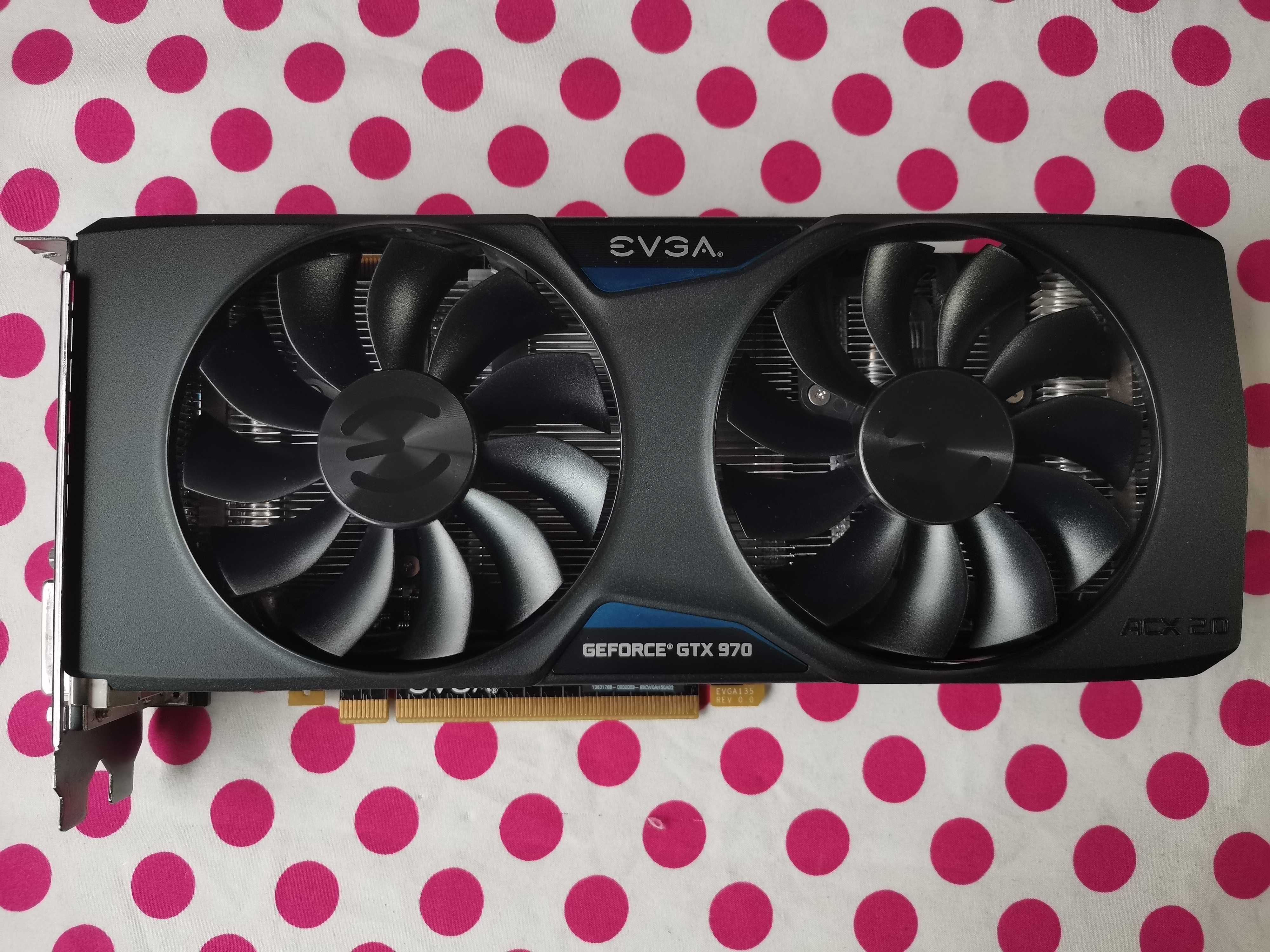 Placa video EVGA Superclocked ACX GTX 970 4GB DDR5 256-bit.