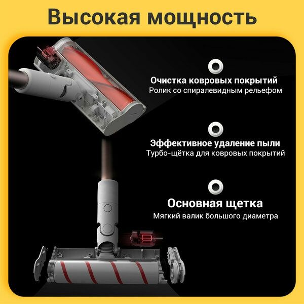Пылесос вертикальный беспроводной Dreame XR, вертикальный пылесос для