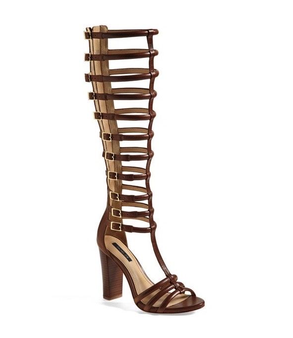 Sandale Gladiator Rachel Zoe, caramel, mărimea 40