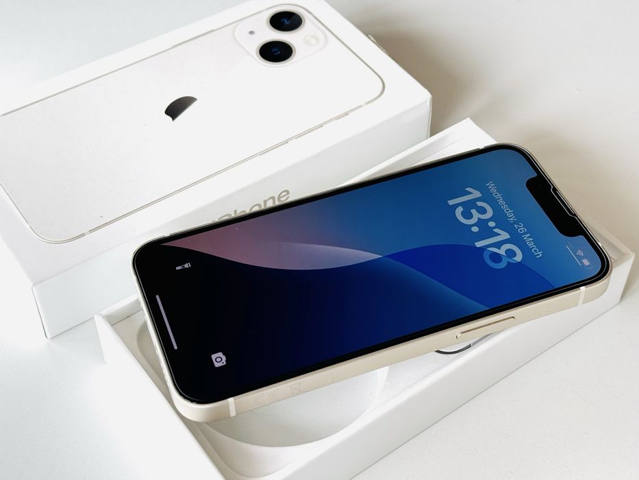 НОВ! Iphone 13 mini 256GB White 100% Батерия! Гаранция 6 месеца