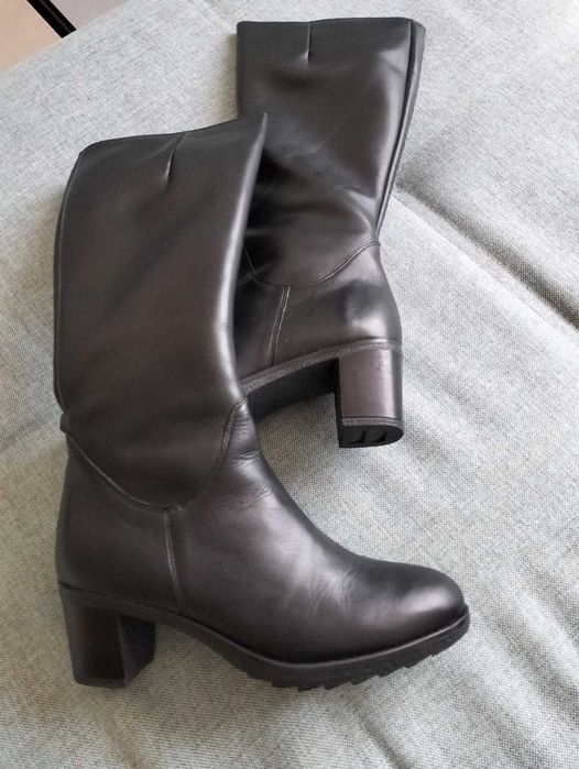 Сапоги натуральная кожа, размер 37