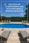Piscina incalzita Casa Maria Sarata Monteoru Pensiune,Cazare,vouchere