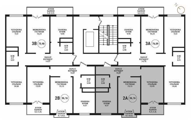 "СЧРОЧНАЯ ЦЕНА ‼️Koh-Ota Коробка 56,16м2 Мечеть Koh Ota, Себзар‼️‼️