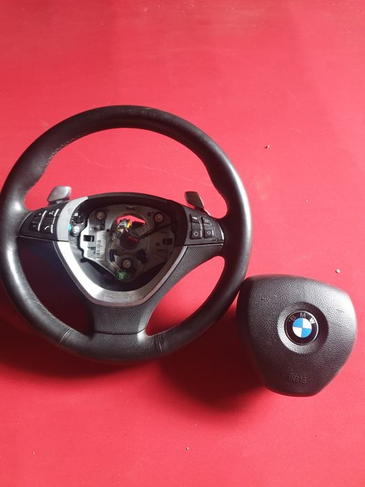 Vand volan bmw x5/x6 cu padele