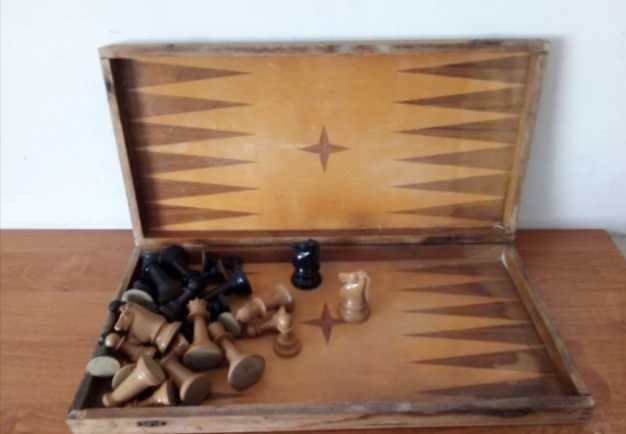 2 бр. Кутия дъска за табла, дърво