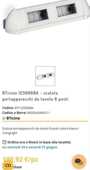 Priza BTcino pentru birou
