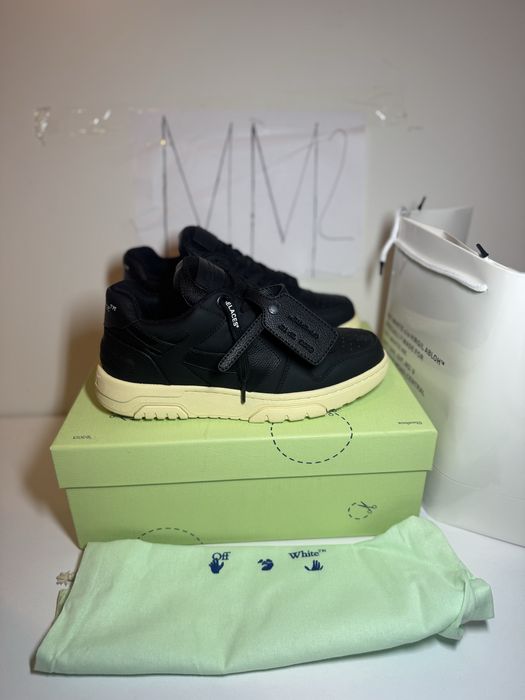 Adidasi OFF-WHITE Out Of Office OOO Low Tops black gum