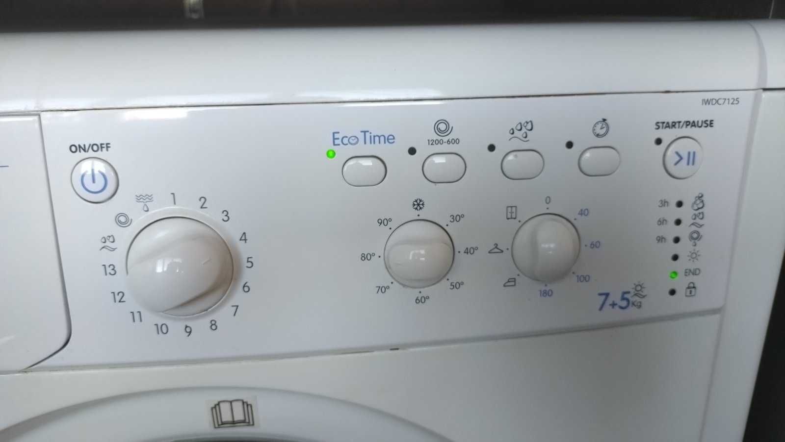 Пералня със сушилня Индезит/INDESIT IWDC7125 + ПОДАРЪК!