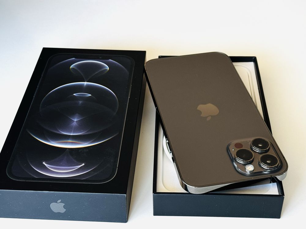 Iphone 12 Pro Max 128GB Graphite 100% Батерия! Гаранция 6 месеца