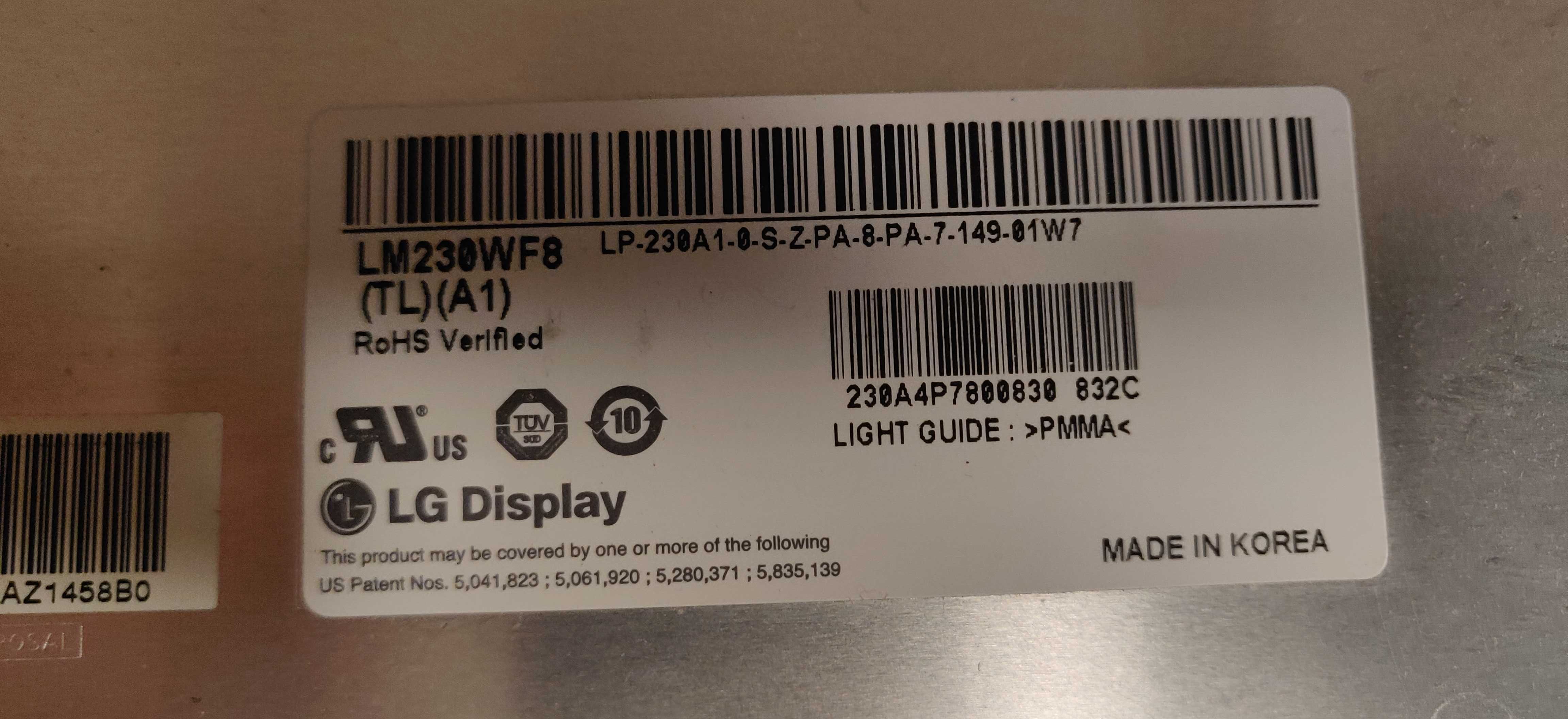 Монитор LG Flatron D2342 3D под восстановление