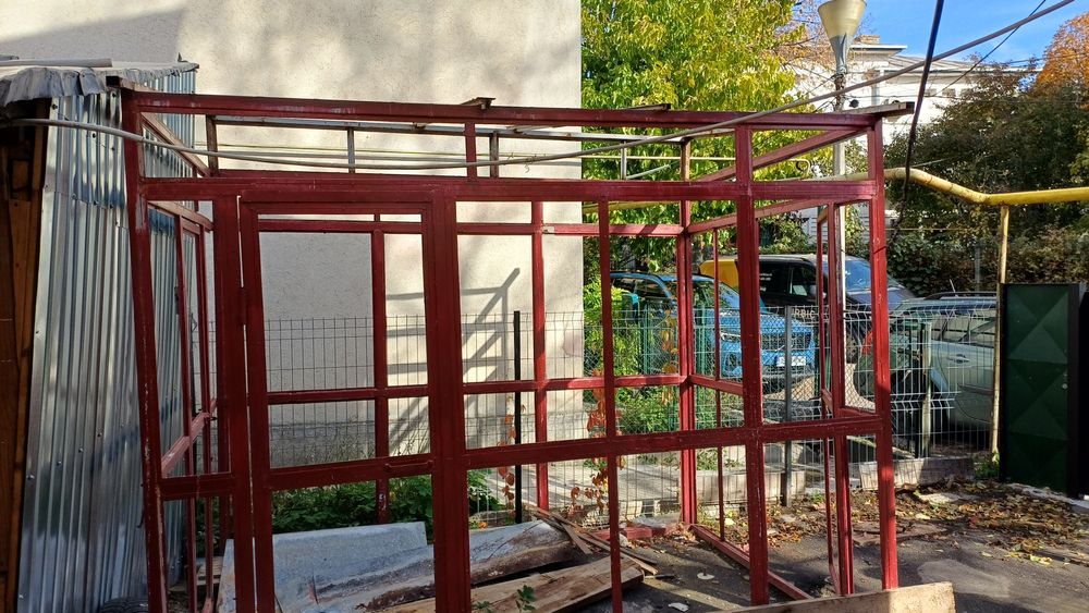 Cadru metalic pentru magazie sau alte întrebuințări