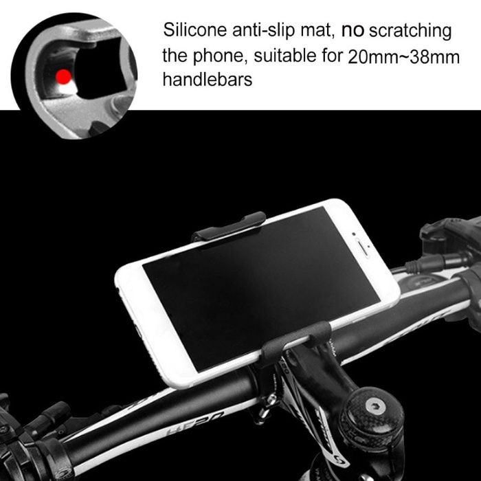 Suport metalic telefon rotire 360 pt bicicleta trotineta scuter motor