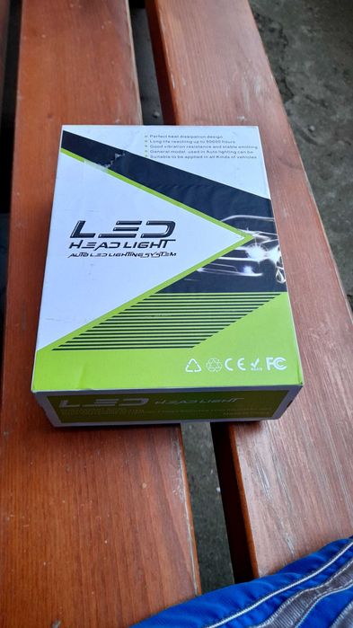 Led h7 head lieht 360 °С