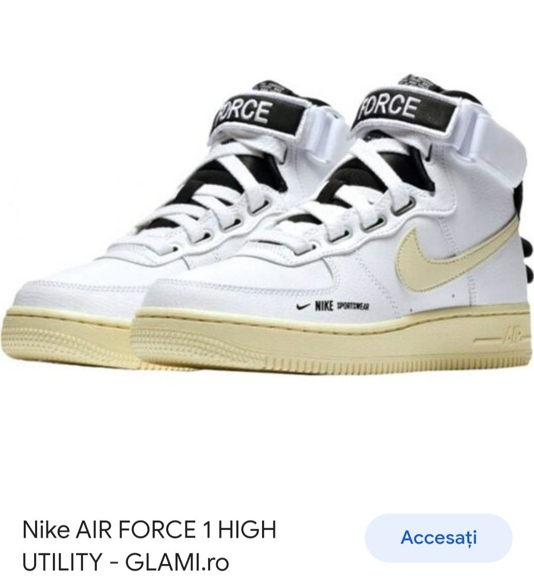 Adidas unisex  adolescenti  Nike Air Force 1 Utility   38.5
