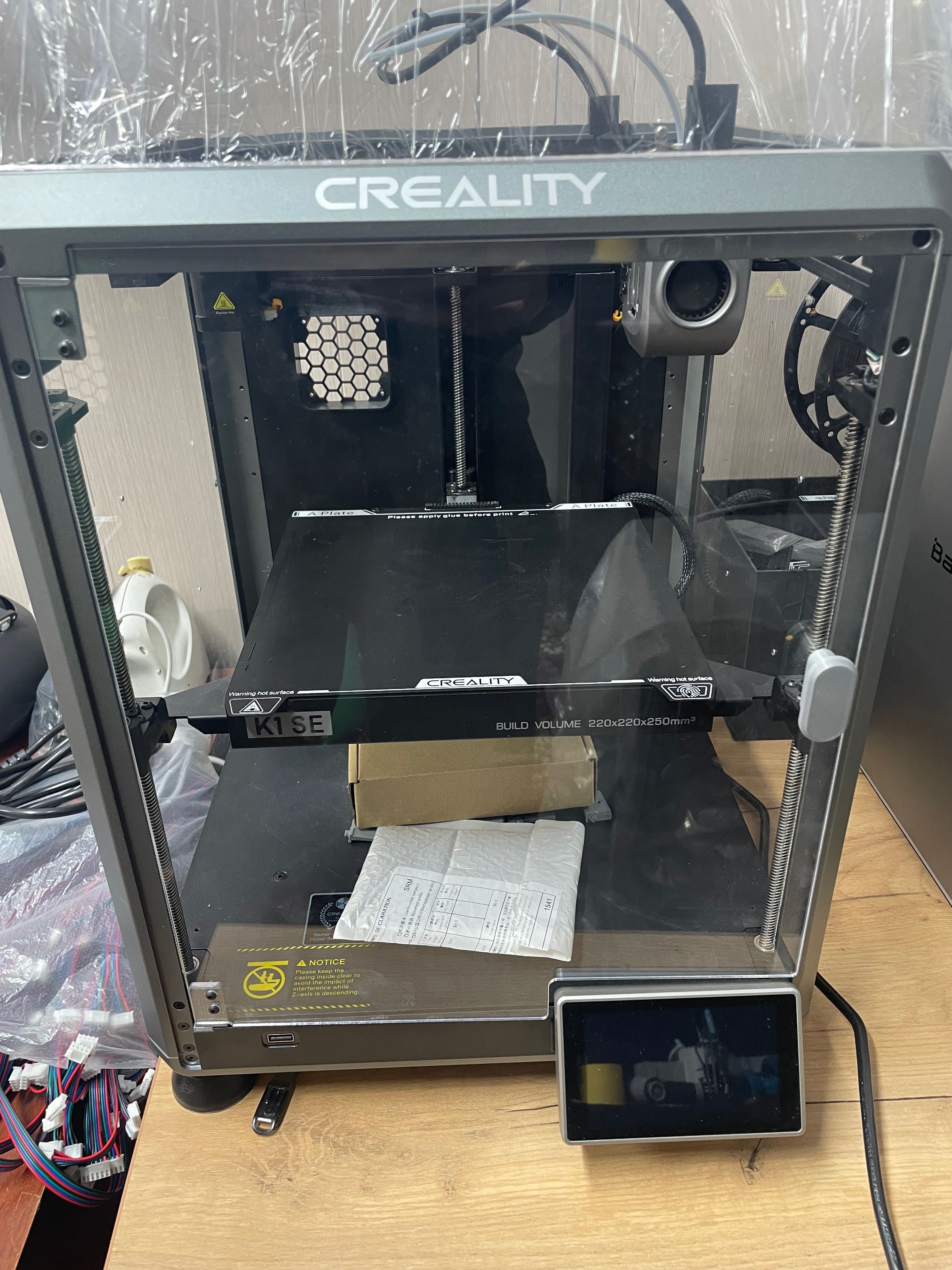 3D-принтер Creality K1SE - быстрый. Убийца Bambulab p1s. Б/у