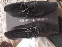 Pantofi din piele neagra Galizio Torresi marimea 43