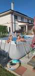piscină supraterană-cadru metalic