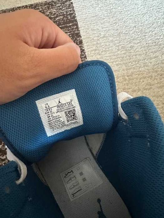 Nike Air Jordan 1 Mid alb-albastru