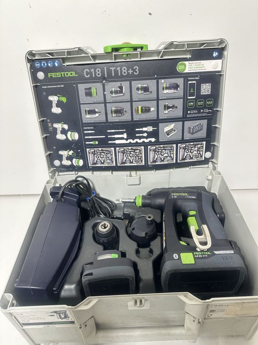 Festool C18 HPC FILETANTA KIT Complet