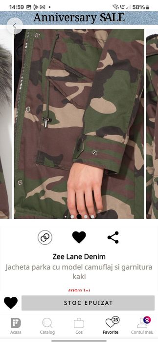 Geaca parka groasa masura S